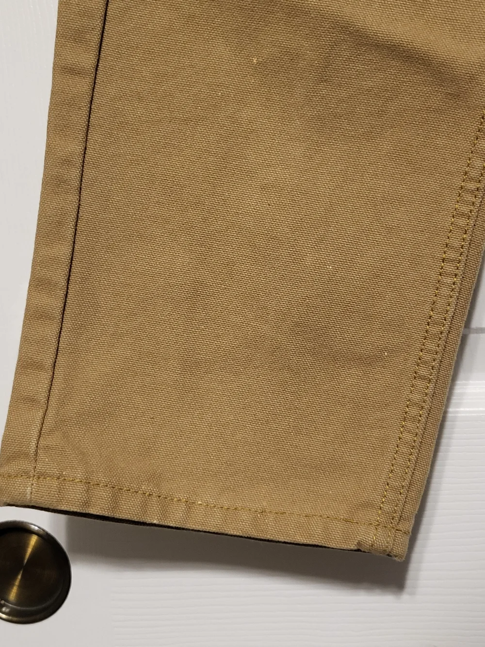 Levi's 562 Loose Taper Canvas Pants Tan Brown W30 L30 Button Fly